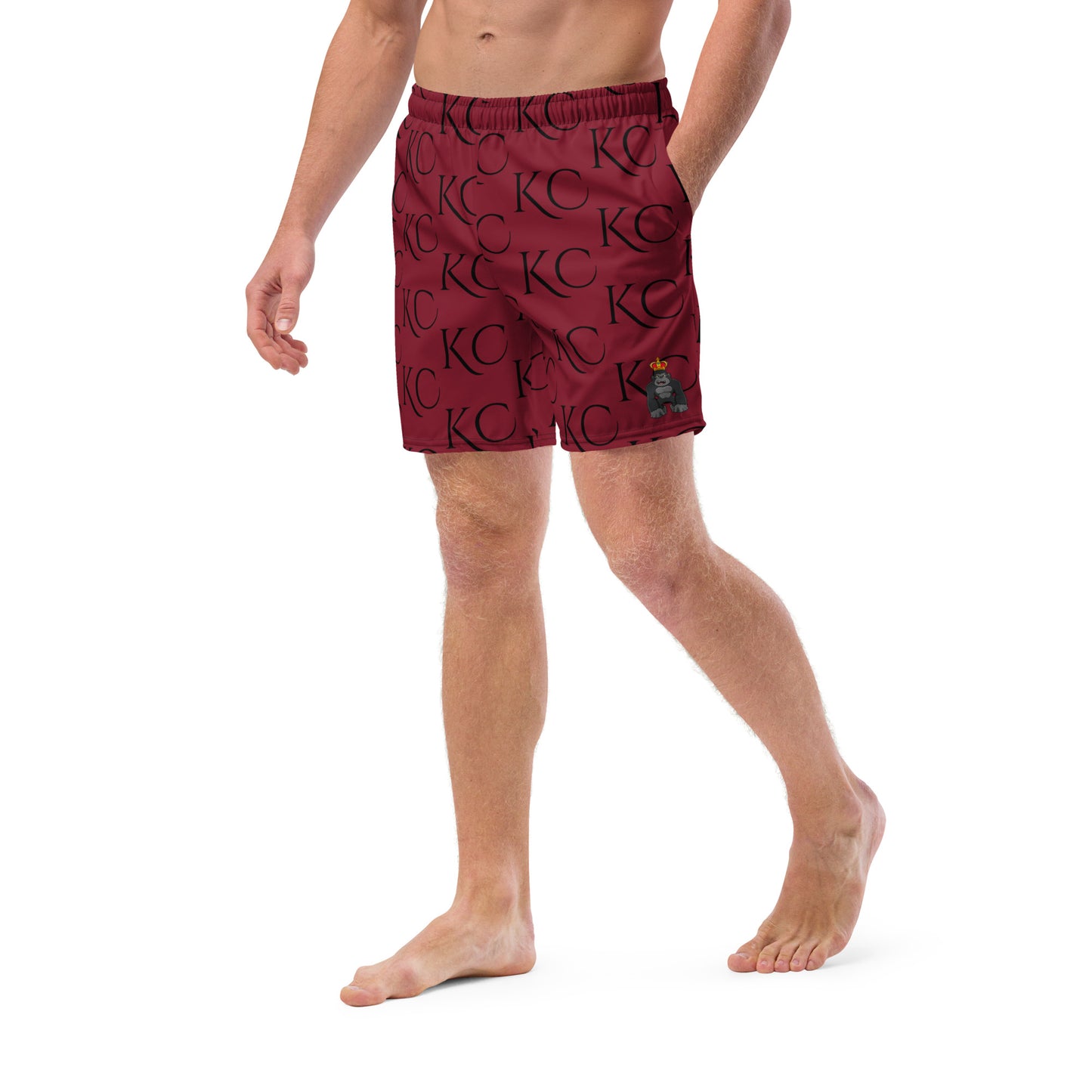 KC Monogram Swim Trunks