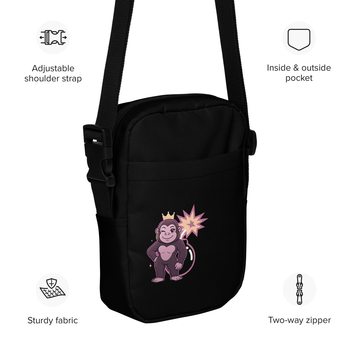 Hella Bad Utility Crossbody Bag