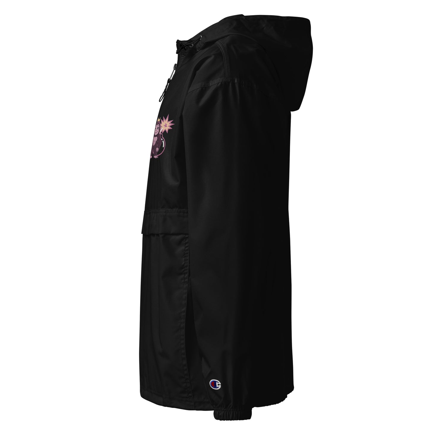Hella Bad Gorilla Embroidered Champion Packable Jacket