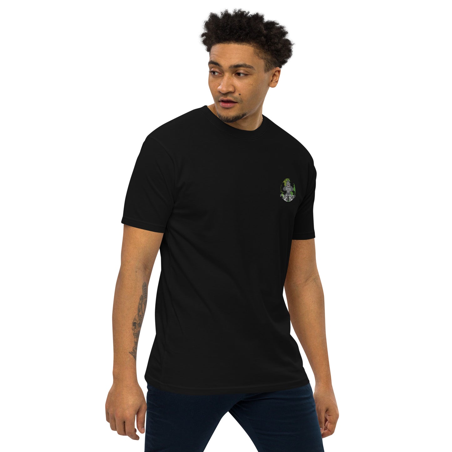 IF I RULED THE WORLD – Left Chest Premium Heavyweight Tshirt