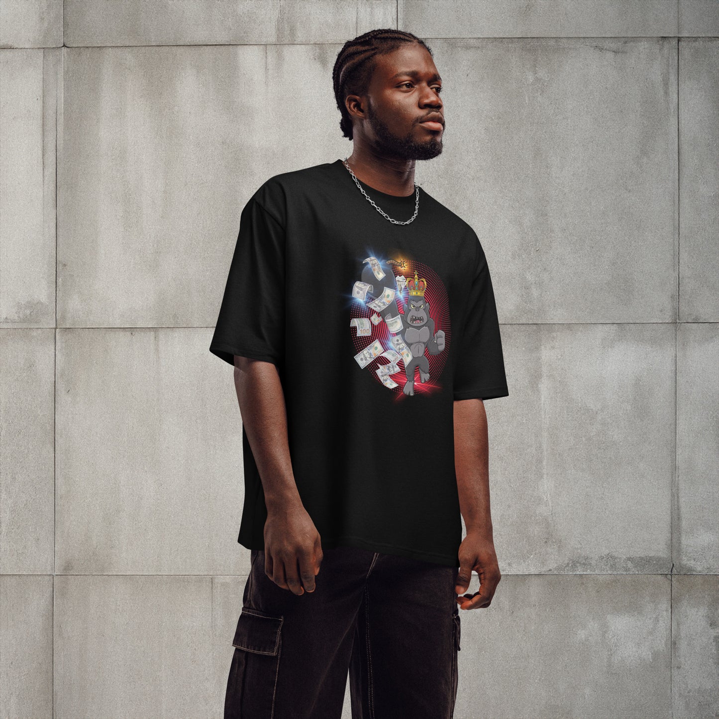 Crowned & Dangerous Oversized Heavyweight Tshirt