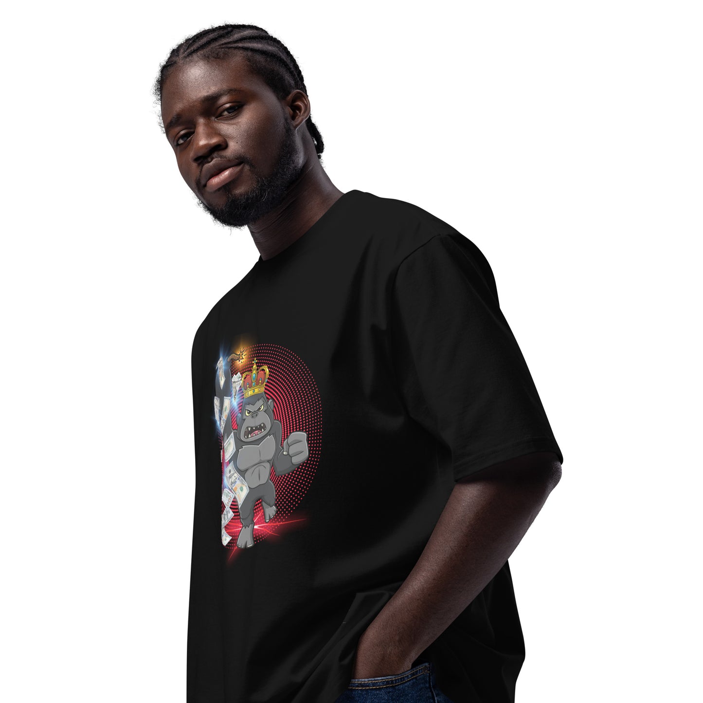 Crowned & Dangerous Oversized Heavyweight Tshirt