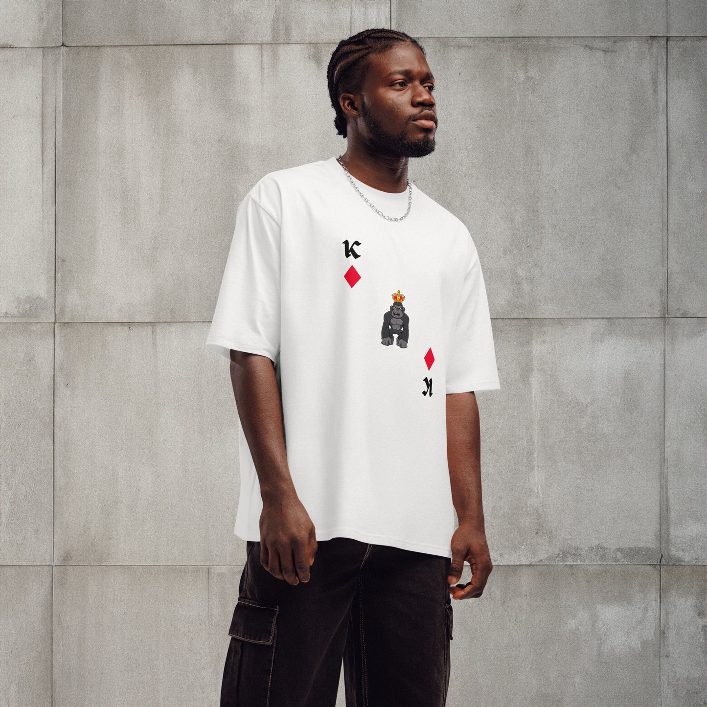 King Of Diamonds Oversized Heavyweight Tshirt