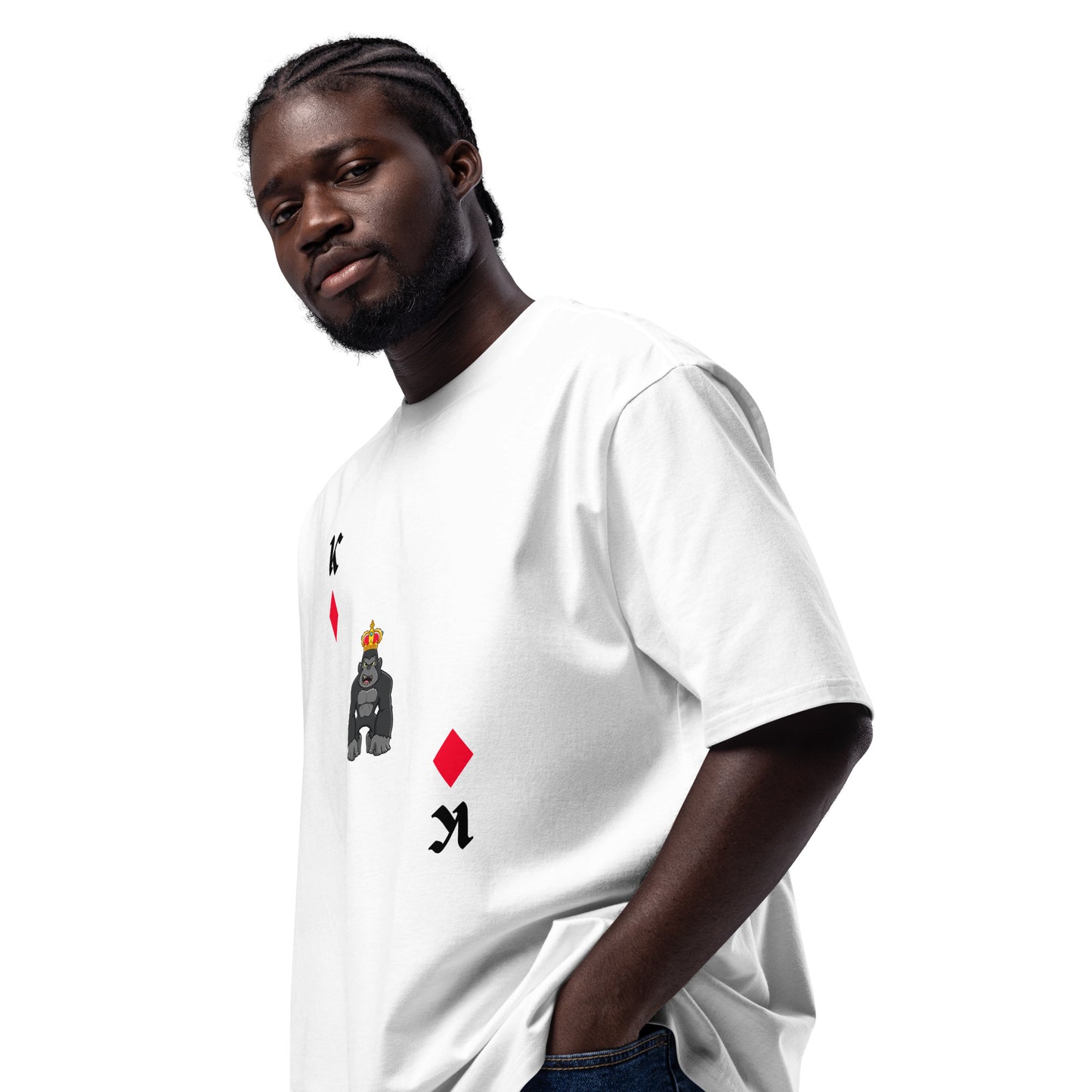 King Of Diamonds Oversized Heavyweight Tshirt