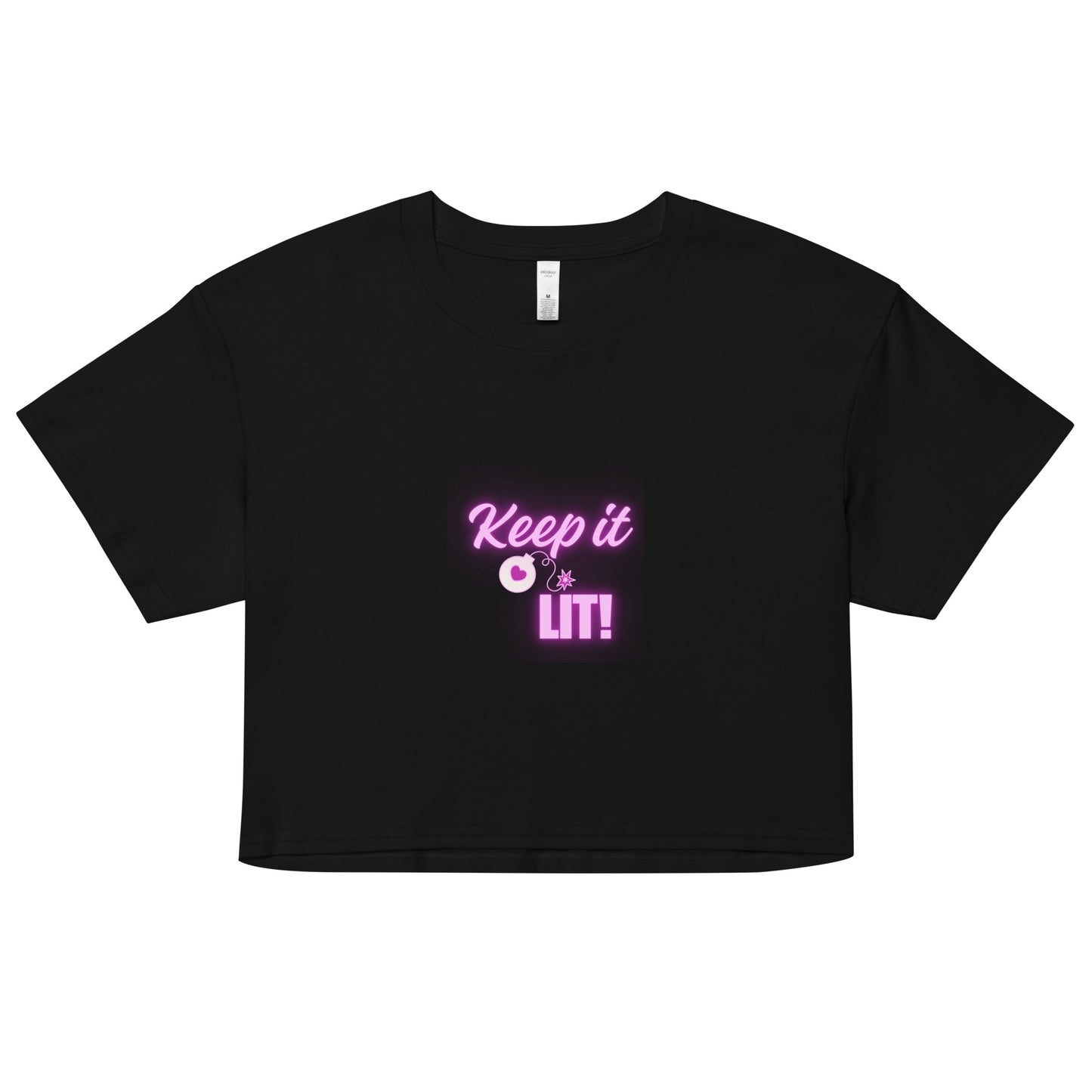 Keep It Lit! Cropped Tee
