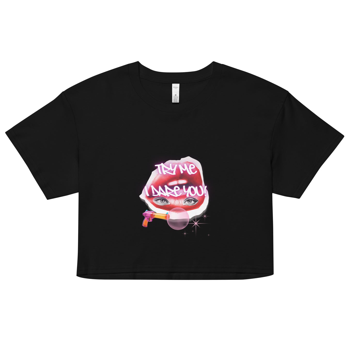 Try Me, I Dare You! Cropped Tee