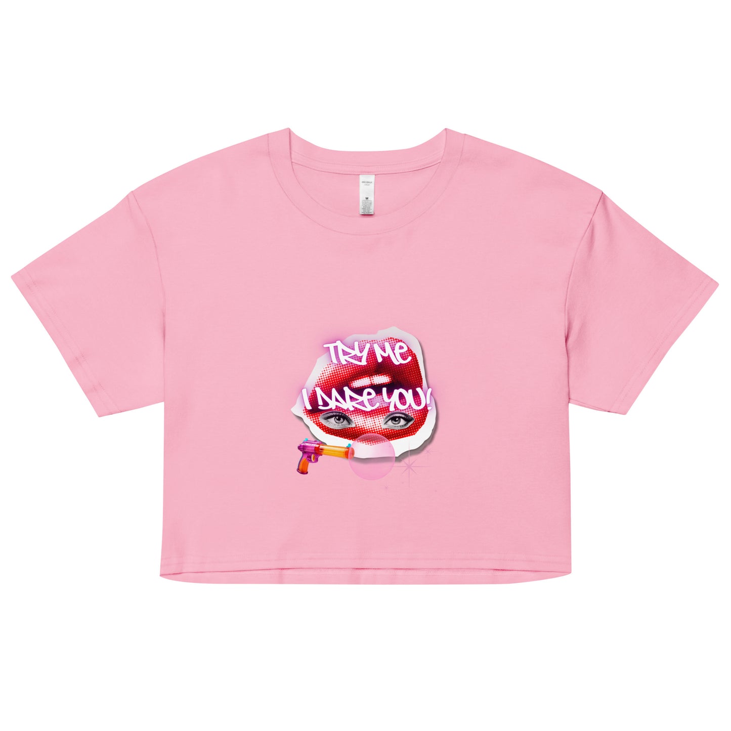 Try Me, I Dare You! Cropped Tee