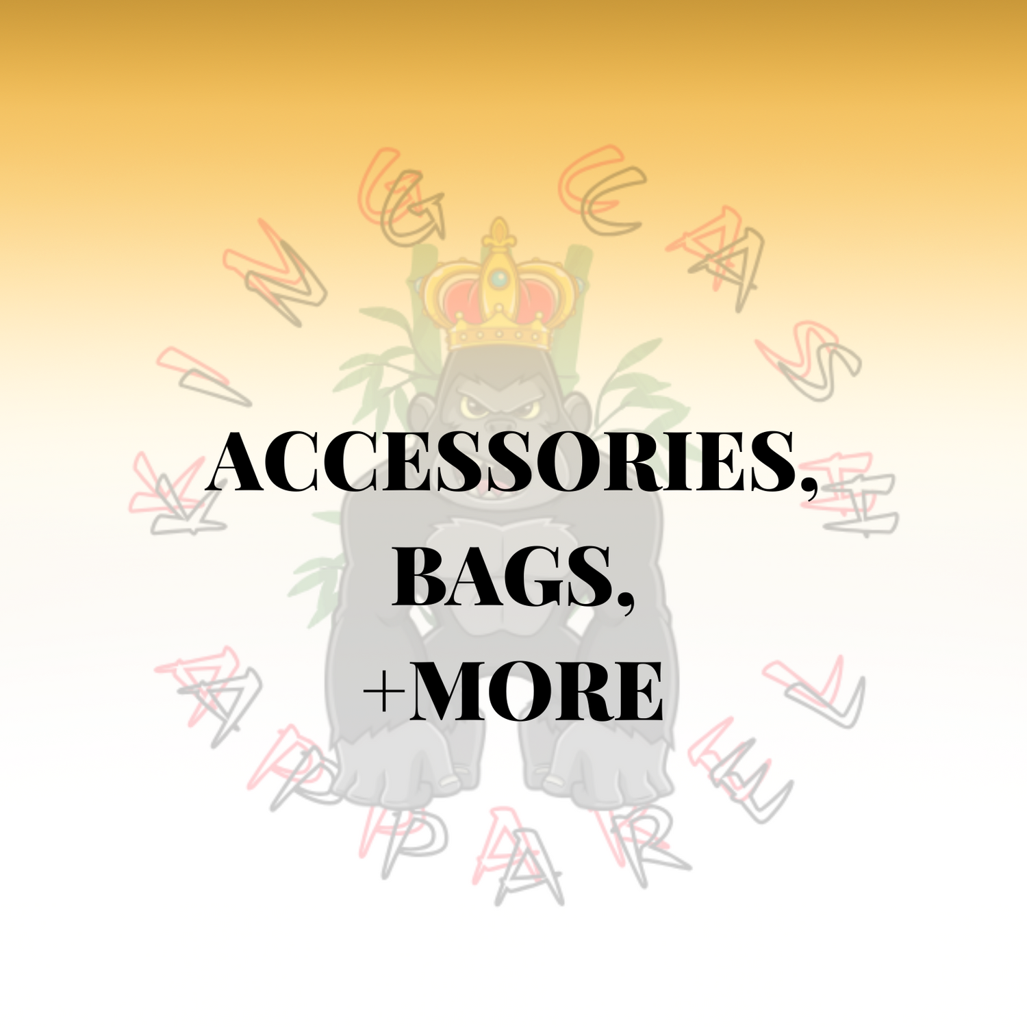 BAGS, ACCESORIES + MORE