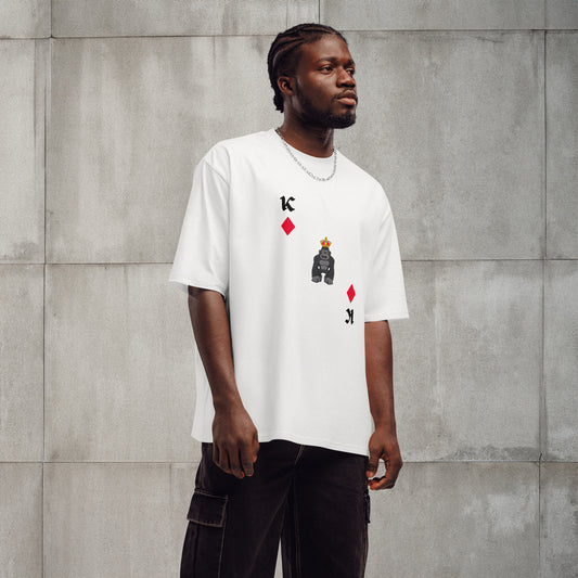King Of Diamonds Oversized Heavyweight Tshirt