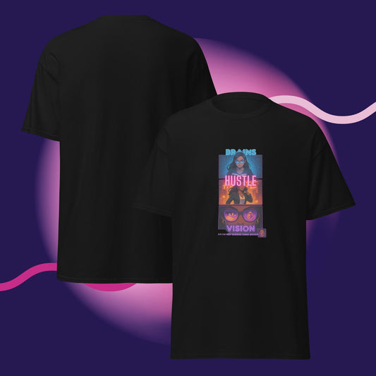 Brains • Hustle • Vision – Anime-Inspired Tee